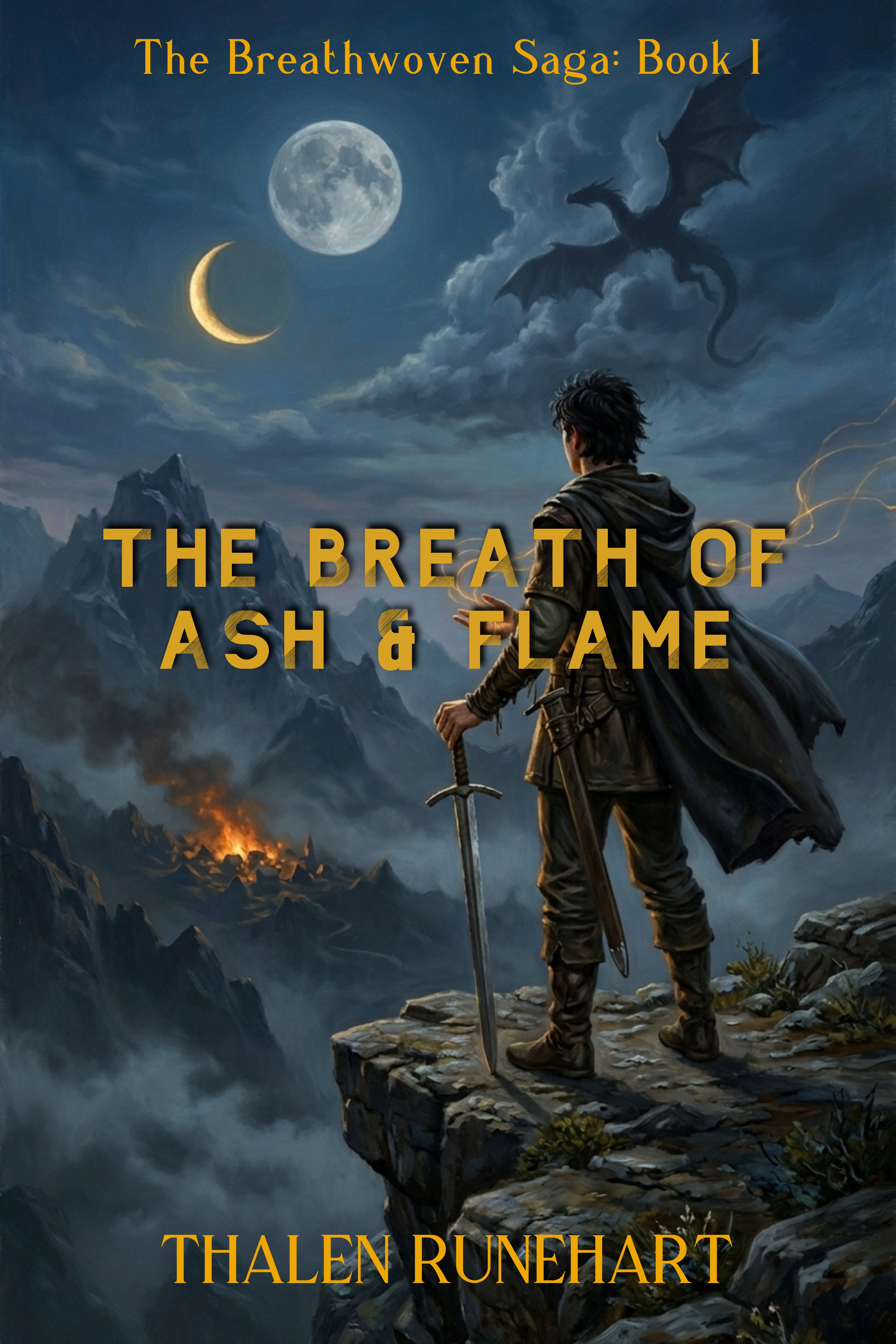 The Breath of Ash & Flame - Official Book Cover